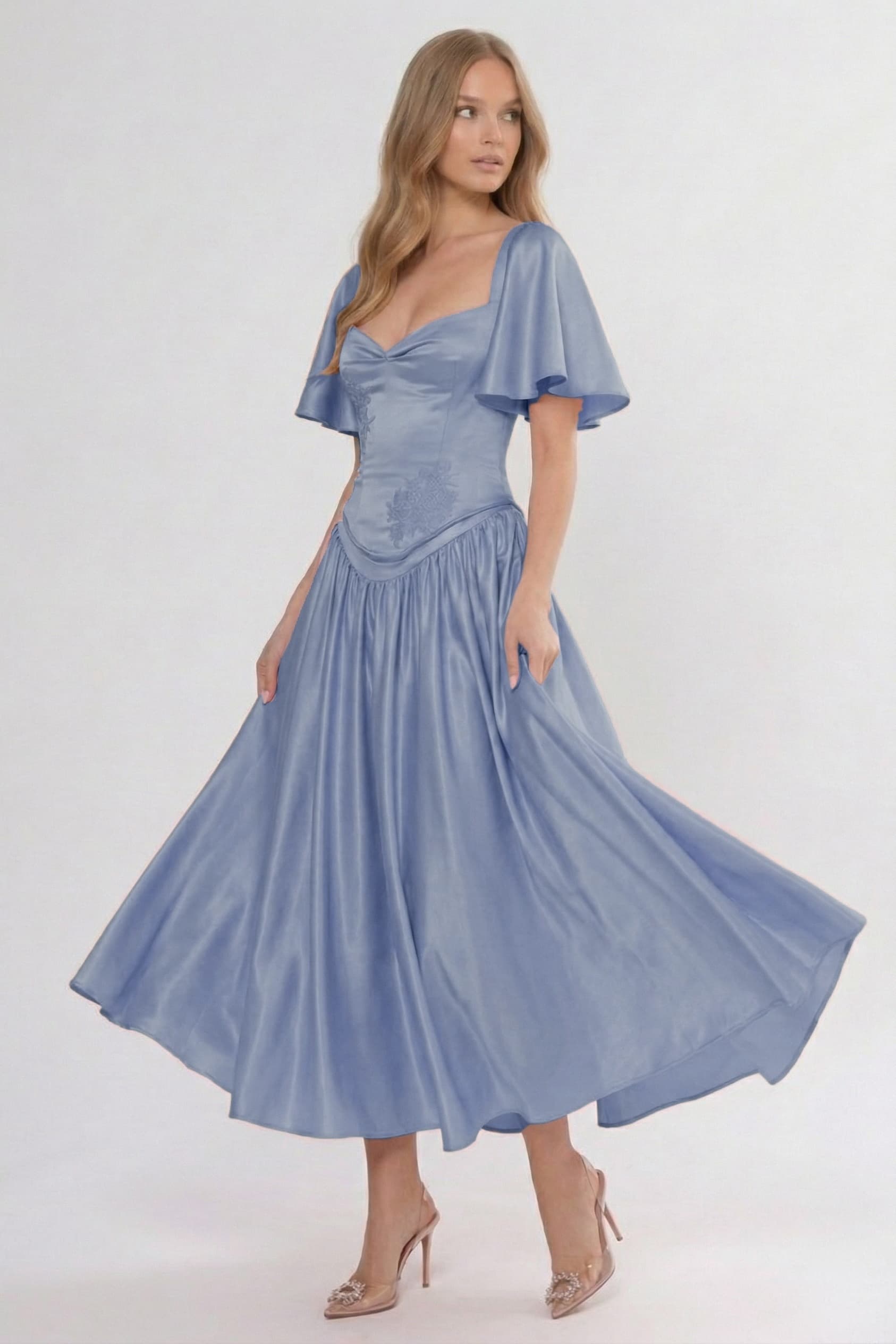 A-Line Ankle Length Bridesmaid Dress – Zoey New York