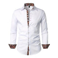 Paisley Accent Button-Up Shirt