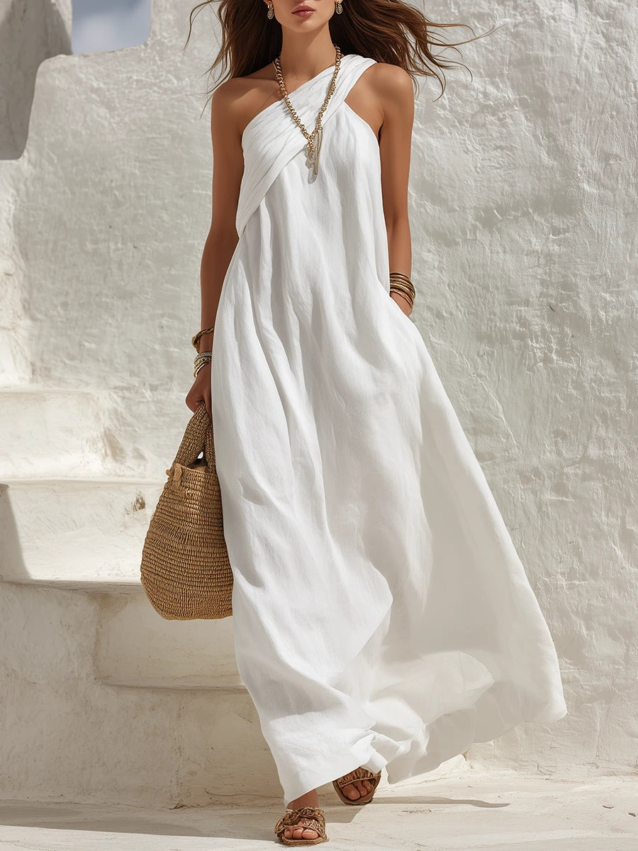 Asymmetric One-Shoulder Maxi