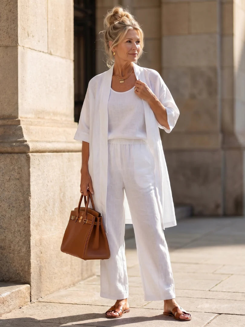 Three-Piece Relaxed Pant Set