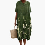 Floral Oversized Midi Dress