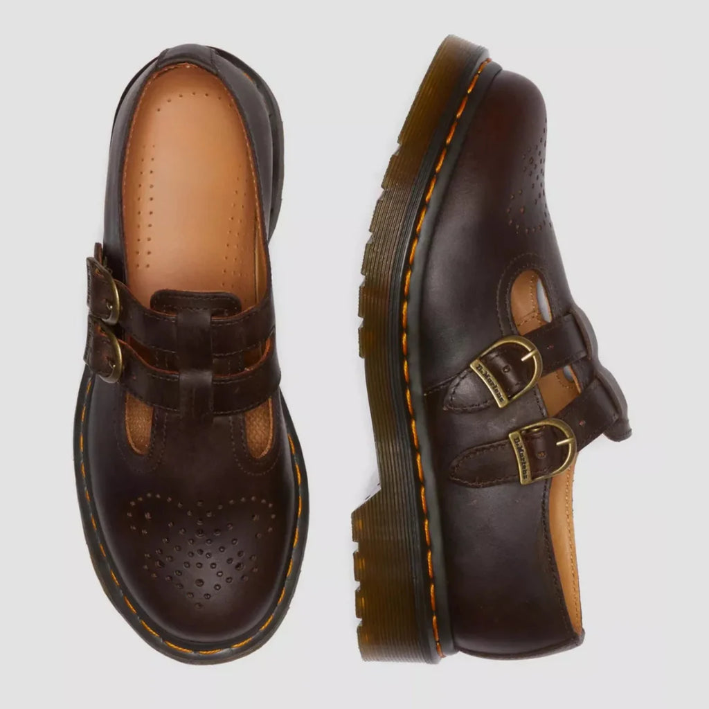 Double Buckle Mary Jane Flats