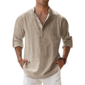 Relaxed Fit Henley Shirt