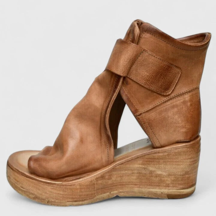 Women's Buckled Wedges Sandals