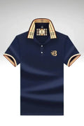 Polo Shirt Check Collar