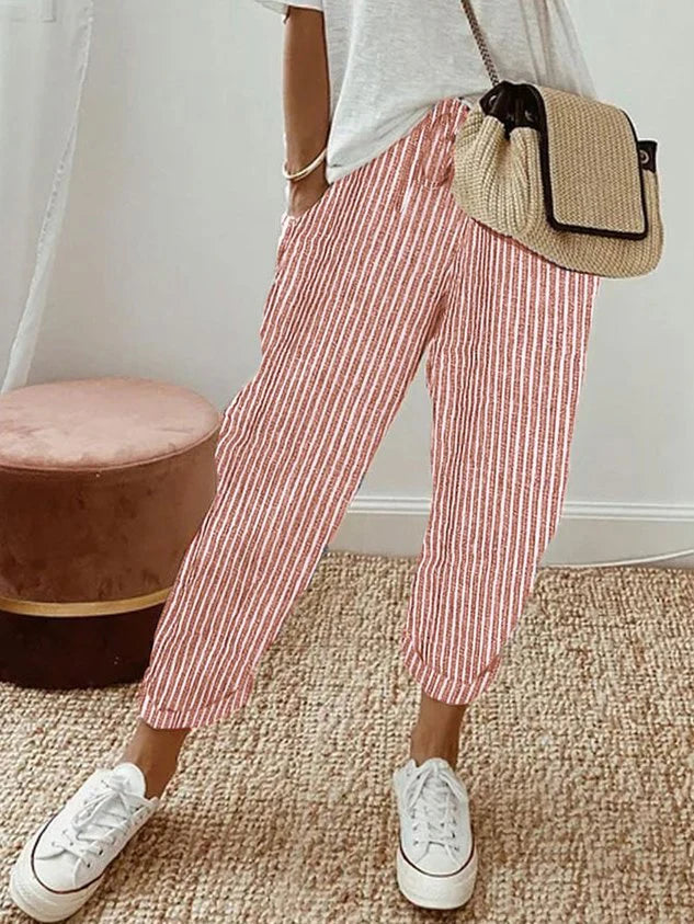 Relaxed Casual Drawstring Pants