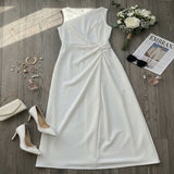 Sleeveless Fitted Column Maxi Dress