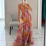 Floral Wedding Guest Maxi Dress