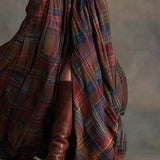 Women's Collared Shirt Maxi Dress