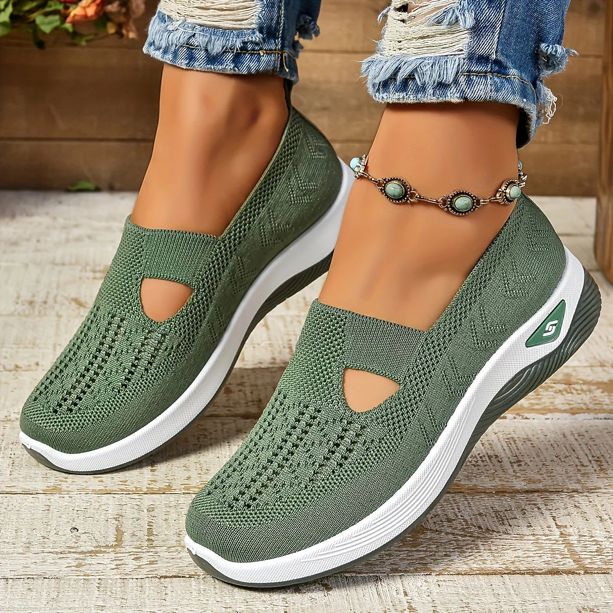 Orthopedic Knit Slip-On Shoes