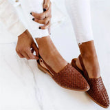 Women's Woven Flat Sandals
