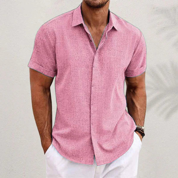 Men's Short Sleeve Button Up Shirt