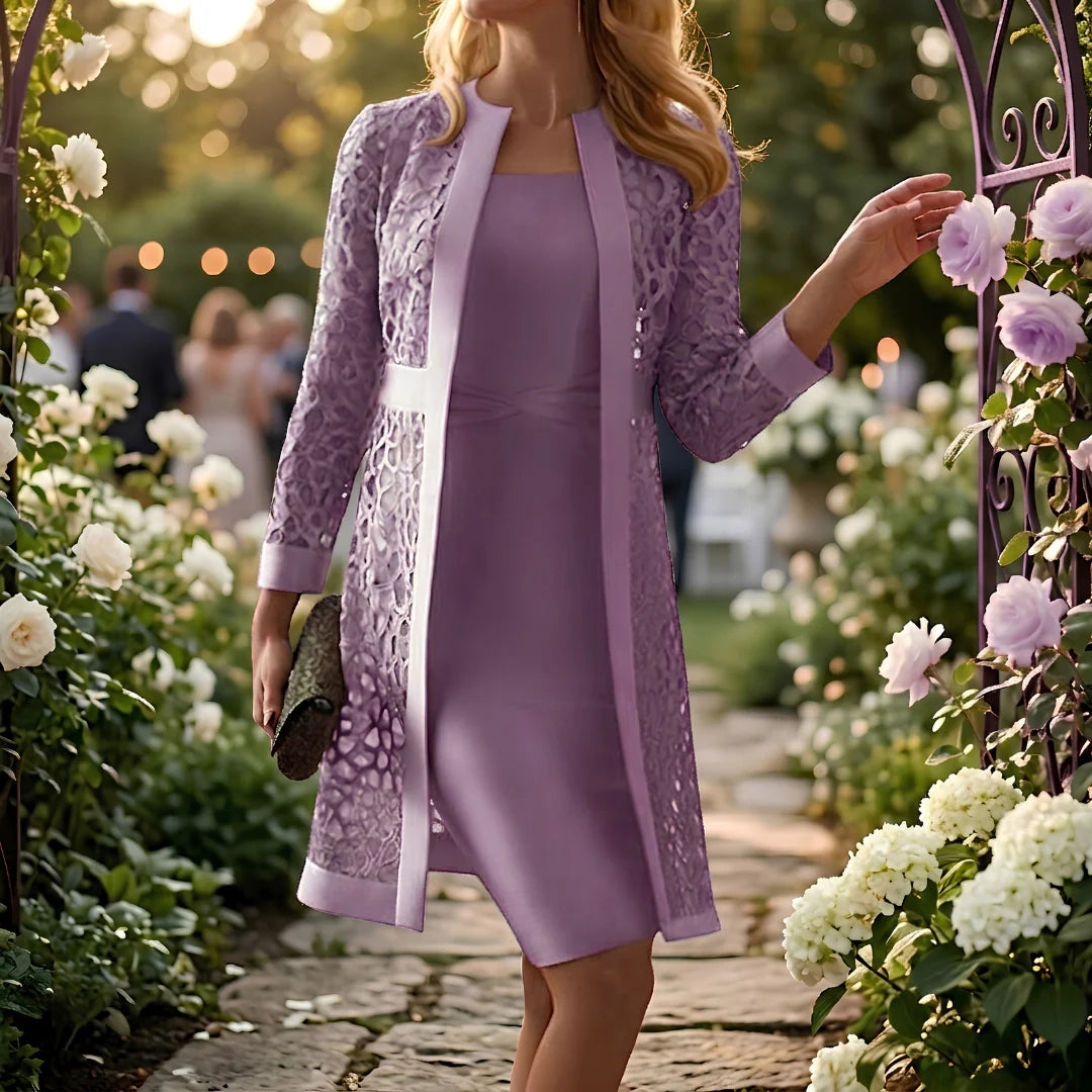 Two-Piece Evening Dress Set