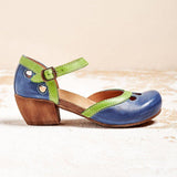 Women's Buckled Block Sandals