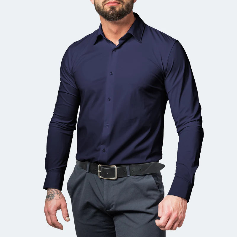 Men's Stretch Wrinkle Free Shirt