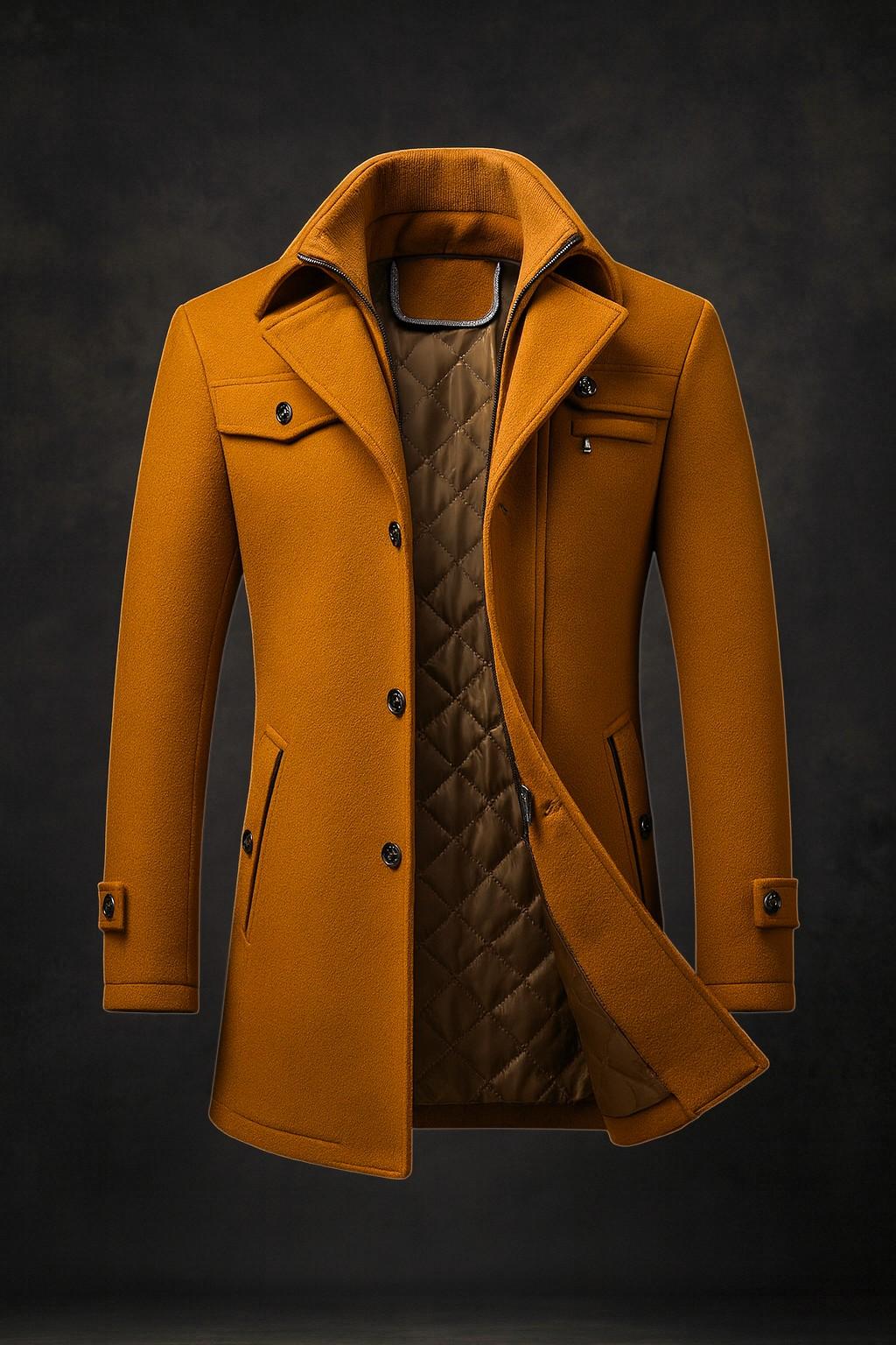 Double-Layer Collar Winter Coat