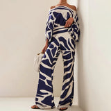 Off-Shoulder Lantern Sleeve Set