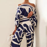 Off-Shoulder Lantern Sleeve Set