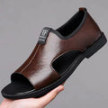 Open-Toe Slip-On Sandals