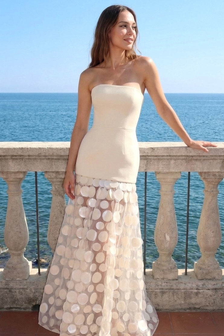 Women's A-Line Wedding Guest Maxi Dress