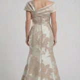 Mermaid Floor Length Mother of the Bride Dress