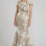 Mermaid Floor Length Mother of the Bride Dress