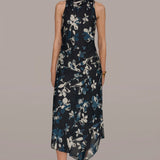 Floral Burnout Midi Dress