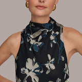 Floral Burnout Midi Dress