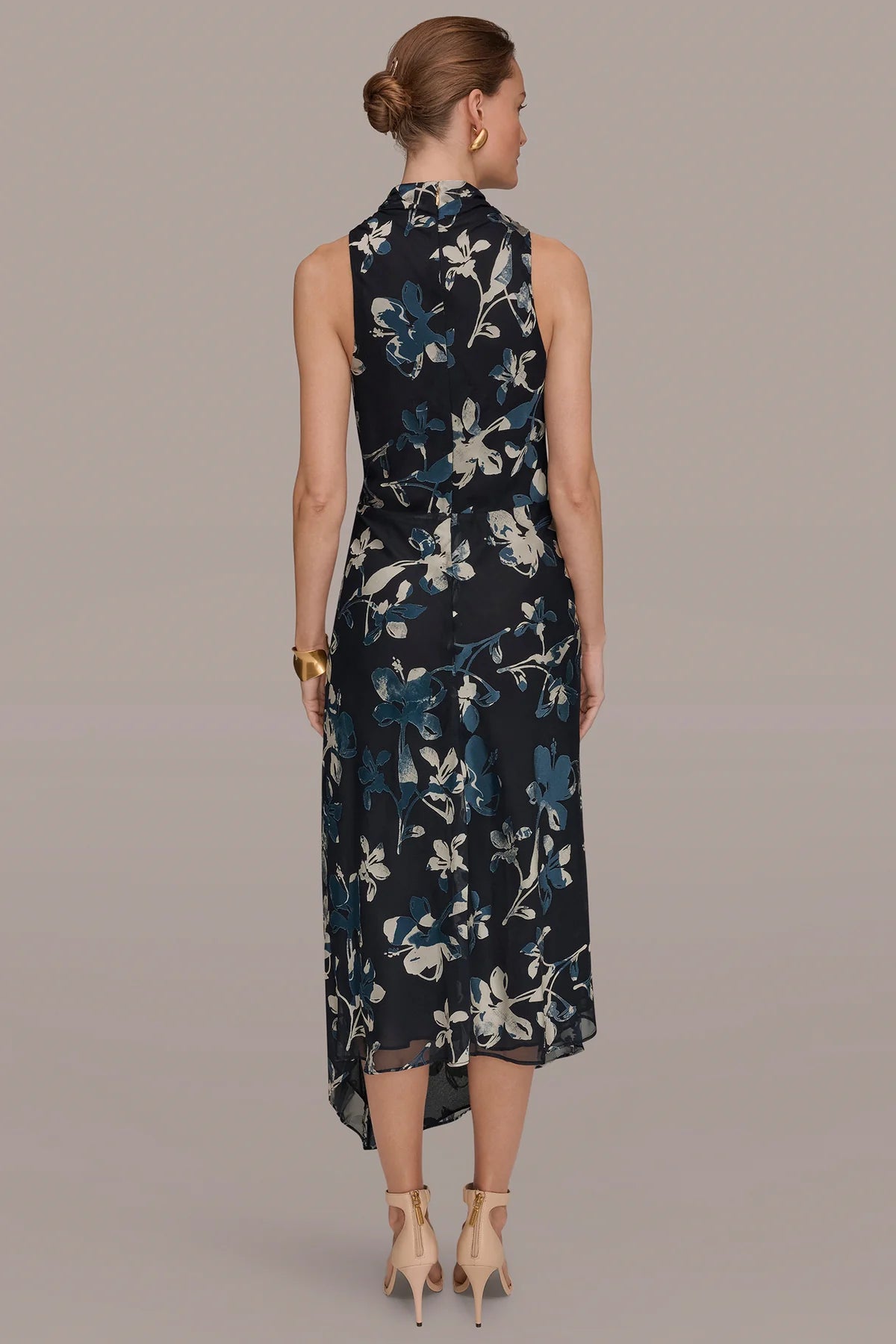 Floral Burnout Midi Dress