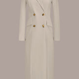 Double Breasted Maxi Coat Dress
