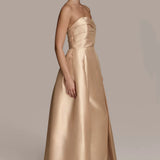 Strapless Overskirt Ball Gown