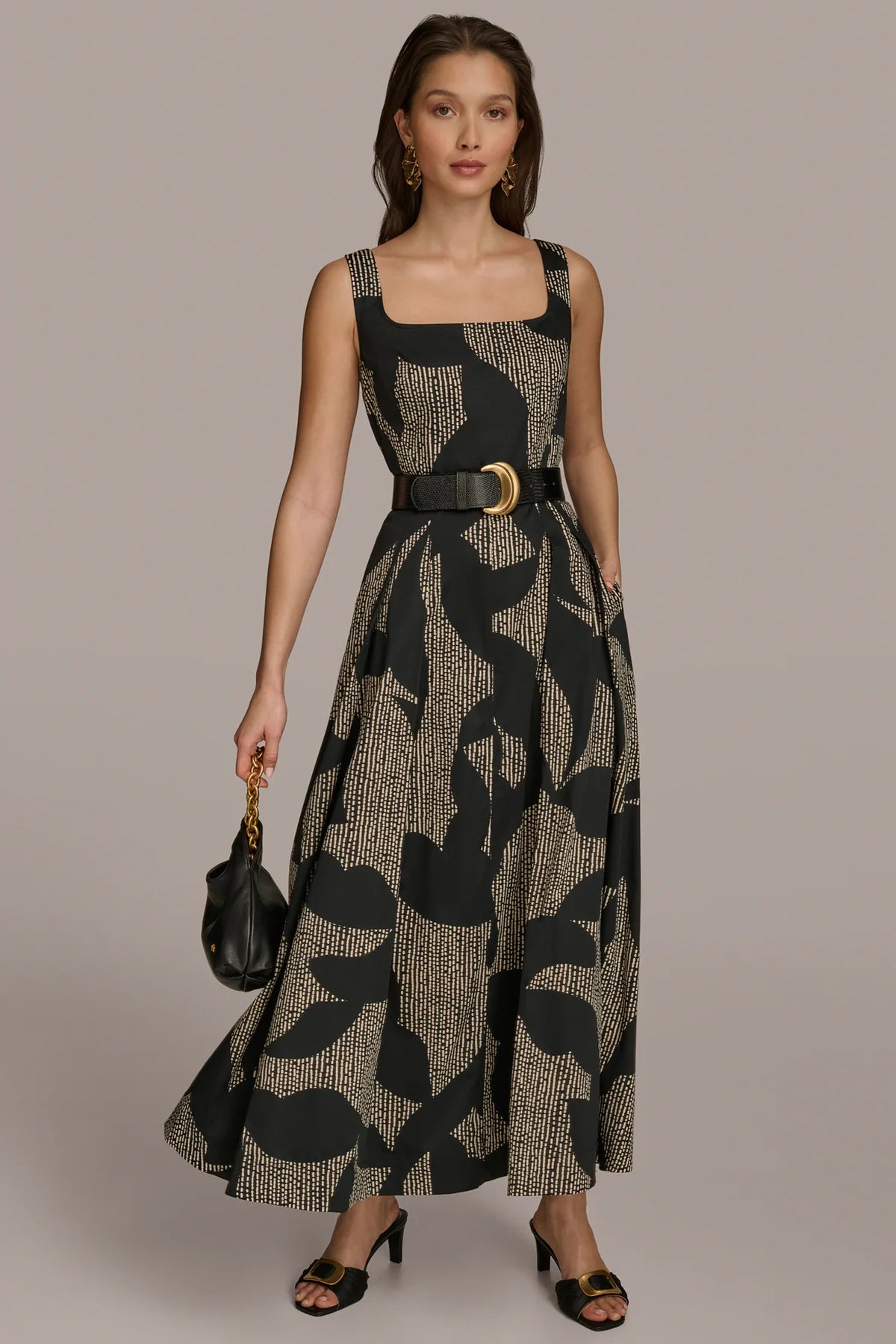 Sleeveless Floral Midi Dress