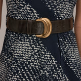 Sleeveless Printed A-Line Dress