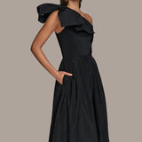 One Shoulder Ball Gown