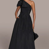 One Shoulder Ball Gown