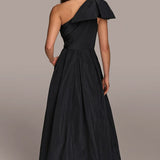One Shoulder Ball Gown