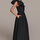One Shoulder Ball Gown