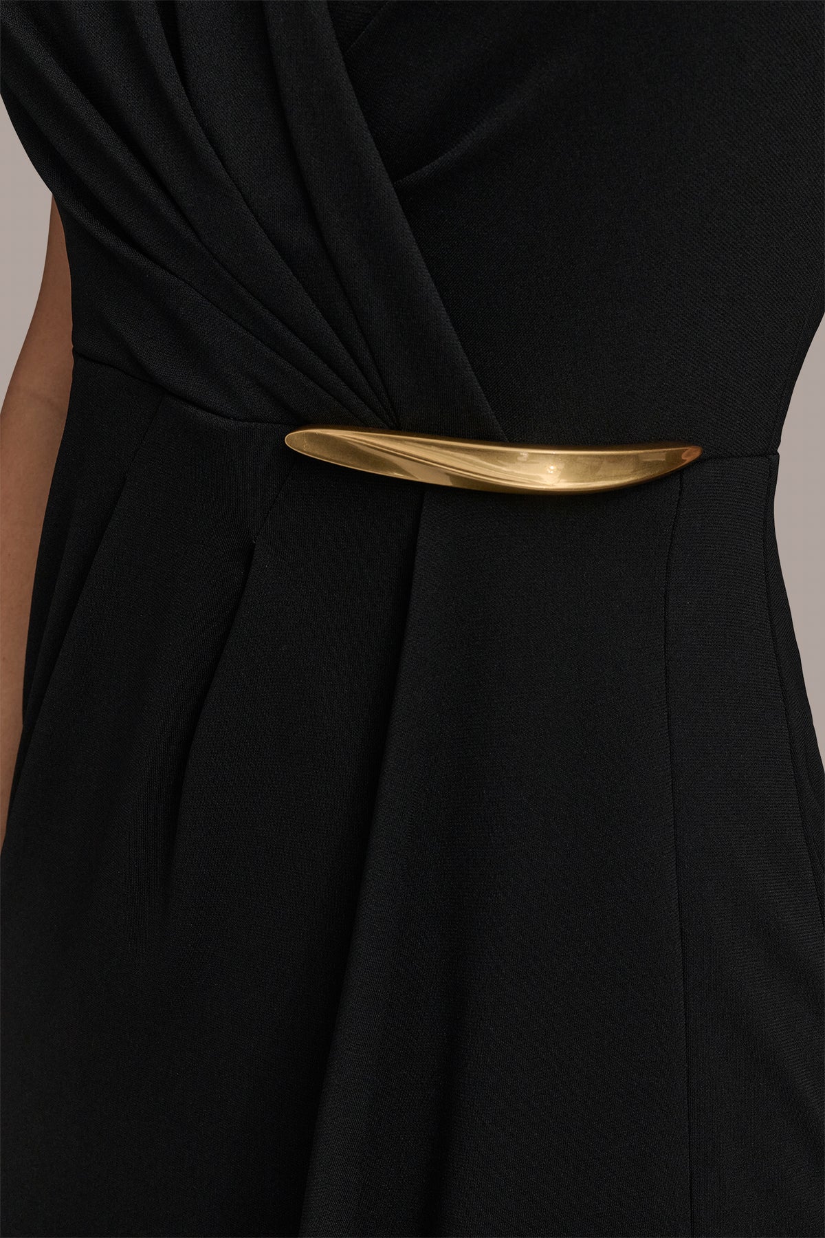 Wrap Ruffle Maxi Gown