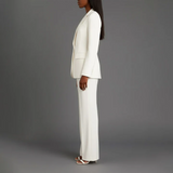 Blazer and Wide Leg Trouser Set
