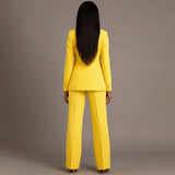 Blazer and Wide Leg Trouser Set