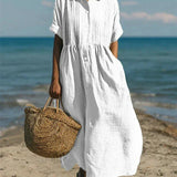 Collared Shirt Dress