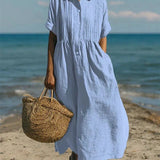 Collared Shirt Dress