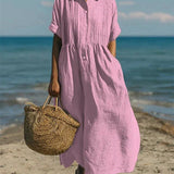 Collared Shirt Dress