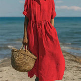 Collared Shirt Dress