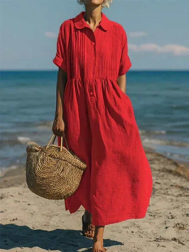 Collared Shirt Dress