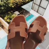 Slip-On H-Strap Sandals