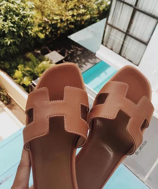 Slip-On H-Strap Sandals