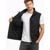 Men's Zip Up Stand Collar Gilet