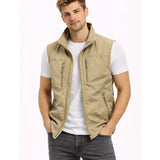 Men's Zip Up Stand Collar Gilet