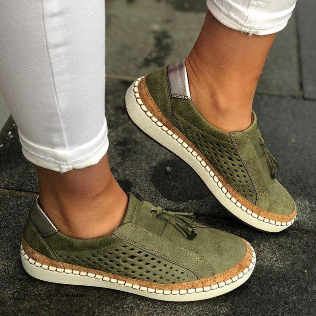 Perforated Orthopedic Slip-On Shoes